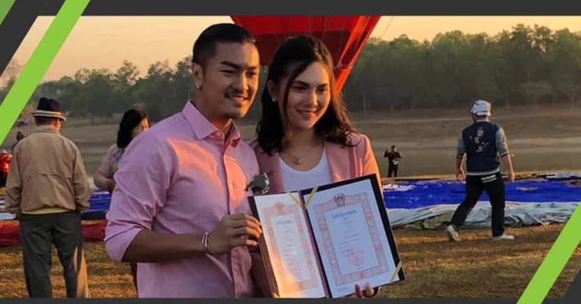 ต้อนรับวาเลนไทน์!อดิศรควงแฟนสาวจดทะเบียนสมรสที่เชียงราย 