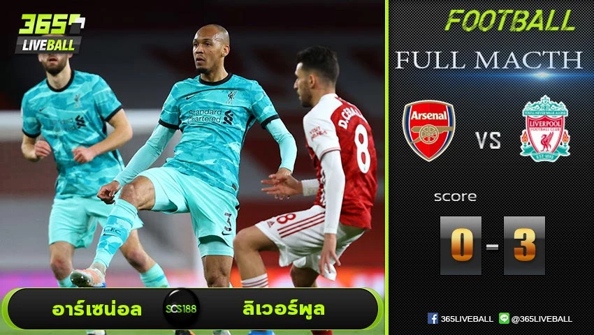 Full Match พรีเมียร์ลีกอังกฤษ อาร์เซน่อล VS ลิเวอร์พูล