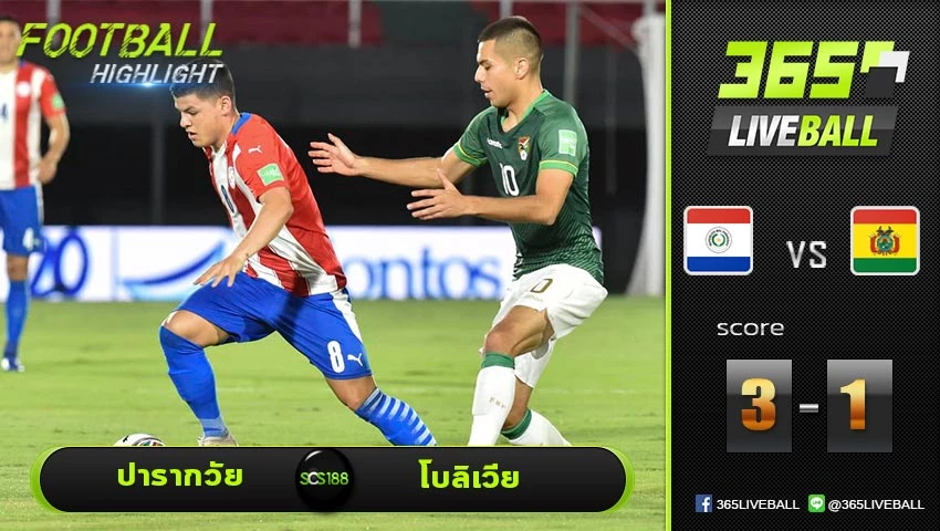 ไฮไลท์ โคปาอเมริกา ปารากวัย VS โบลิเวีย