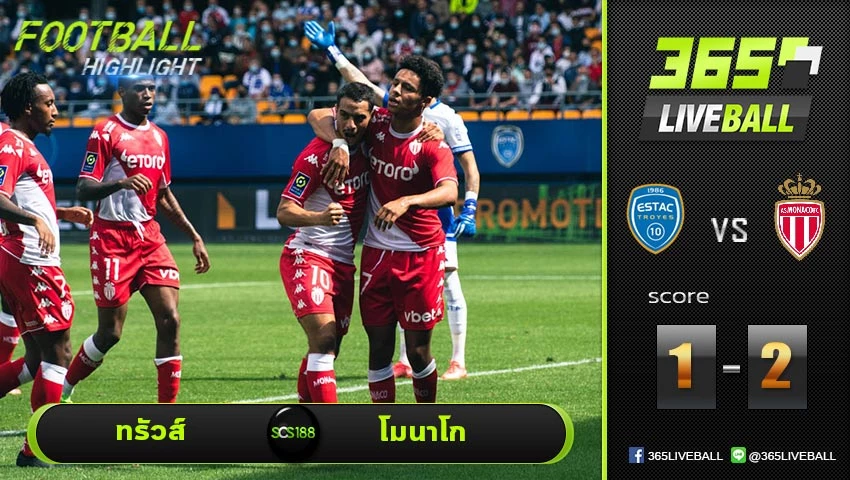ไฮไลท์ ลีกเอิง ฝรั่งเศส ทรัวส์ VS โมนาโก