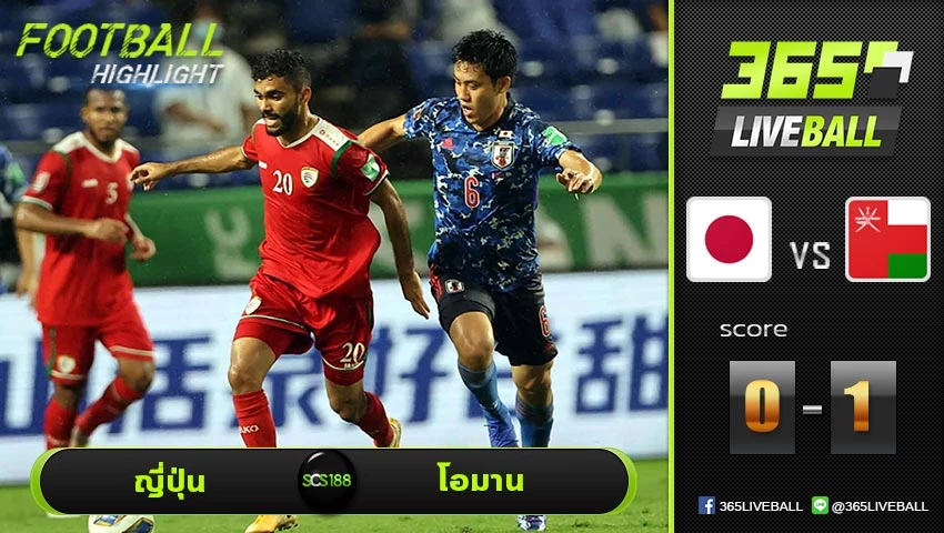 ไฮไลท์ บอลโลก โซนเอเชีย ญี่ปุ่น VS โอมาน