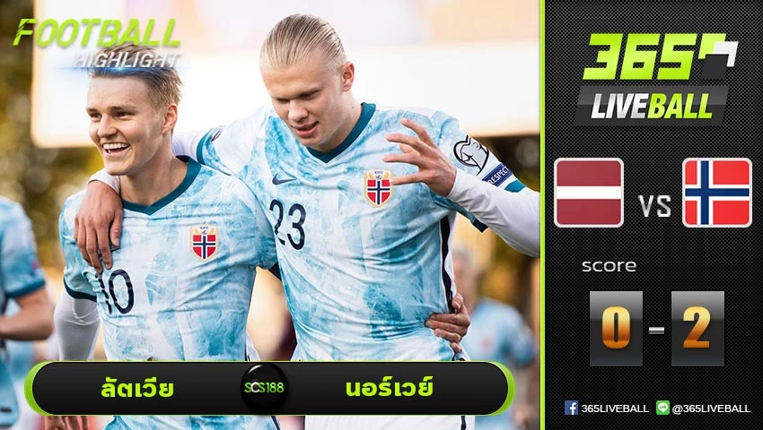 ไฮไลท์ บอลโลก โซนยุโรป ลัตเวีย VS นอร์เวย์