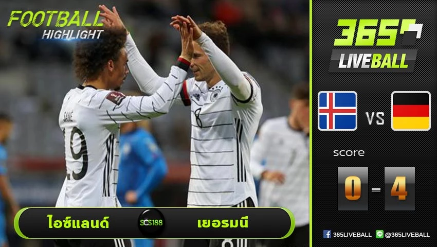 ไฮไลท์ บอลโลก โซนยุโรป ไอซ์แลนด์ VS เยอรมนี