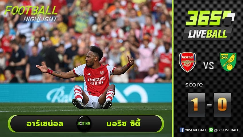 ไฮไลท์ พรีเมียร์ลีกอังกฤษ อาร์เซน่อล VS นอริช ซิตี้