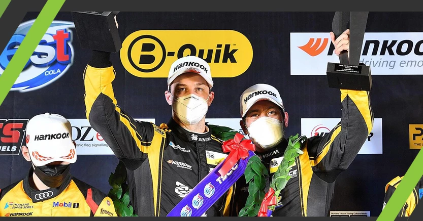 “ปิติ-แบมเบอร์”ผงาดคว้าแชมป์ซูเปอร์คาร์ จีที 3 สนาม 4 ช้างเซอร์กิต