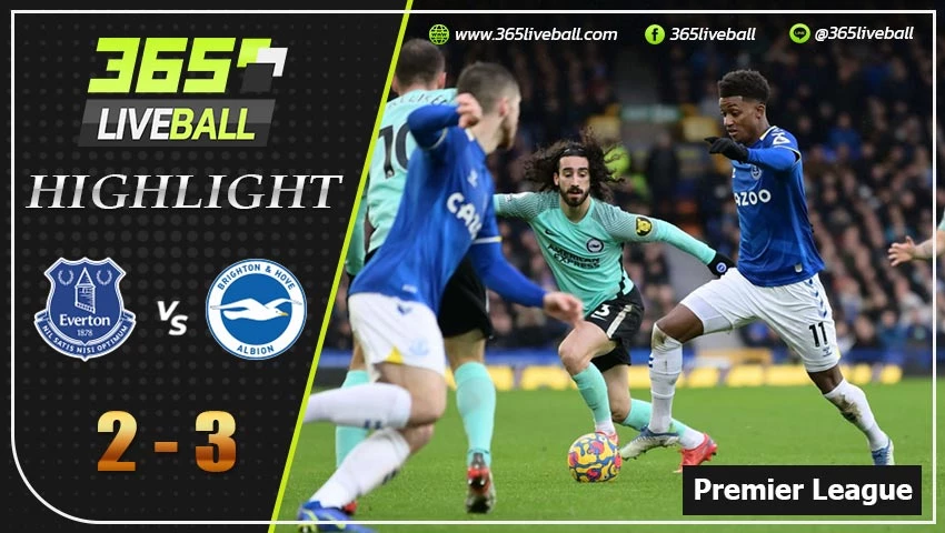 ไฮไลท์ พรีเมียร์ลีกอังกฤษ เอฟเวอร์ตัน VS ไบรท์ตัน