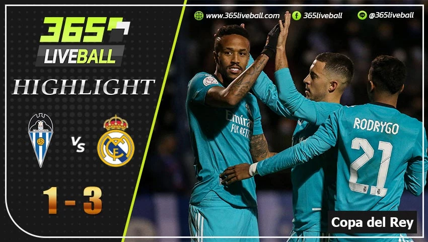 ไฮไลท์ โคปา เดล เรย์ สเปน อัลโคยาโน่ VS เรอัล มาดริด