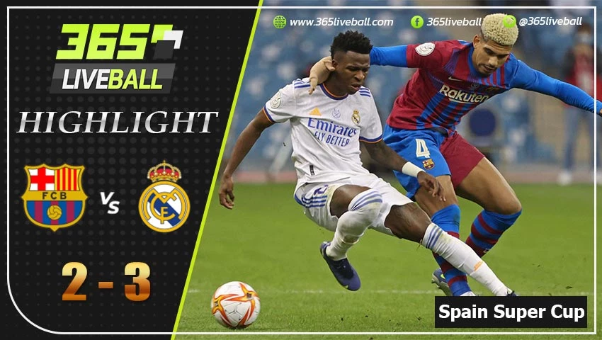 ไฮไลท์ สเปน ซุปเปอร์คัพ บาร์เซโลน่า VS เรอัล มาดริด