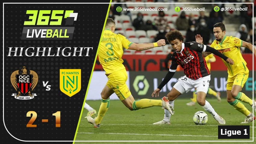 ไฮไลท์ ลีกเอิง ฝรั่งเศส นีซ VS น็องต์