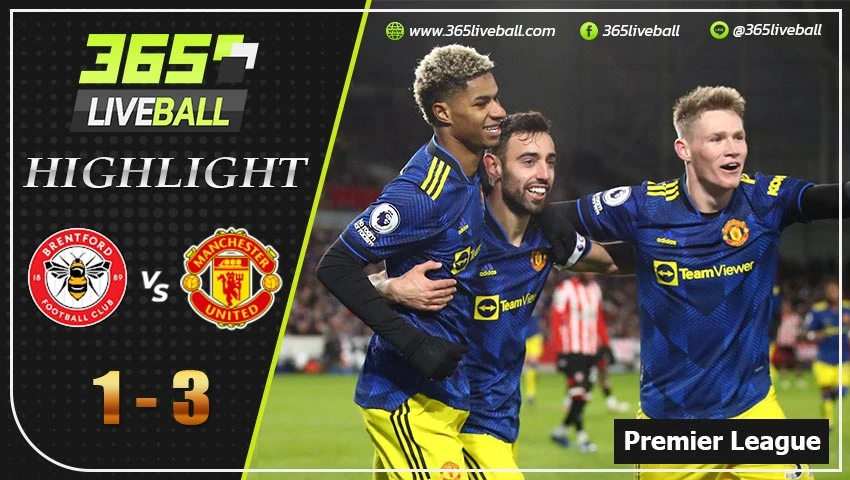 ไฮไลท์ พรีเมียร์ลีกอังกฤษ เบรนท์ฟอร์ด VS แมนฯ ยู
