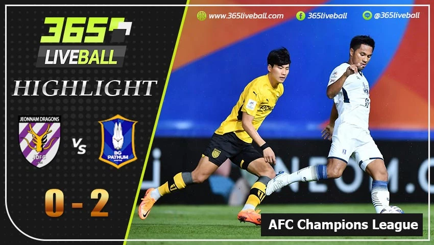 ไฮไลท์ เอเอฟซี แชมเปี้ยนลีก ชุนนัมดรากอนส์ VS บีจี ปทุม ยูไนเต็ด