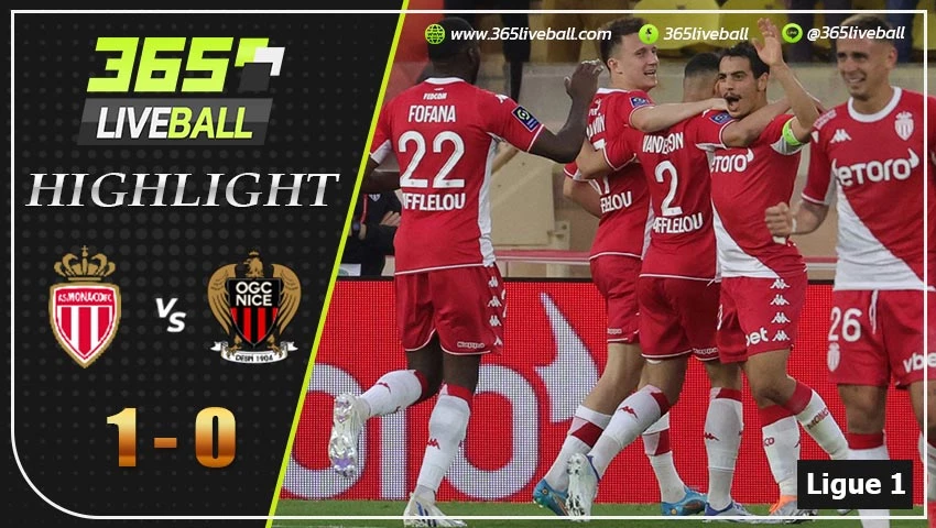 ไฮไลท์ ลีกเอิง ฝรั่งเศส โมนาโก VS นีซ