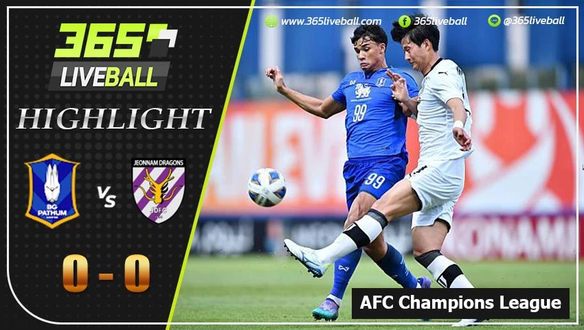 ไฮไลท์ เอเอฟซี แชมเปี้ยนลีก บีจี ปทุม ยูไนเต็ด VS ชุนนัมดราก้อนส์