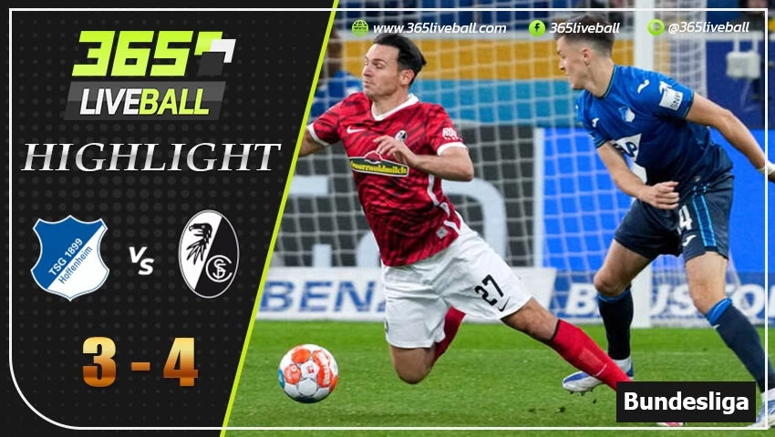 ไฮไลท์ บุนเดสลีกา เยอรมัน ฮอฟเฟ่นไฮม์ VS ไฟร์บวร์ก