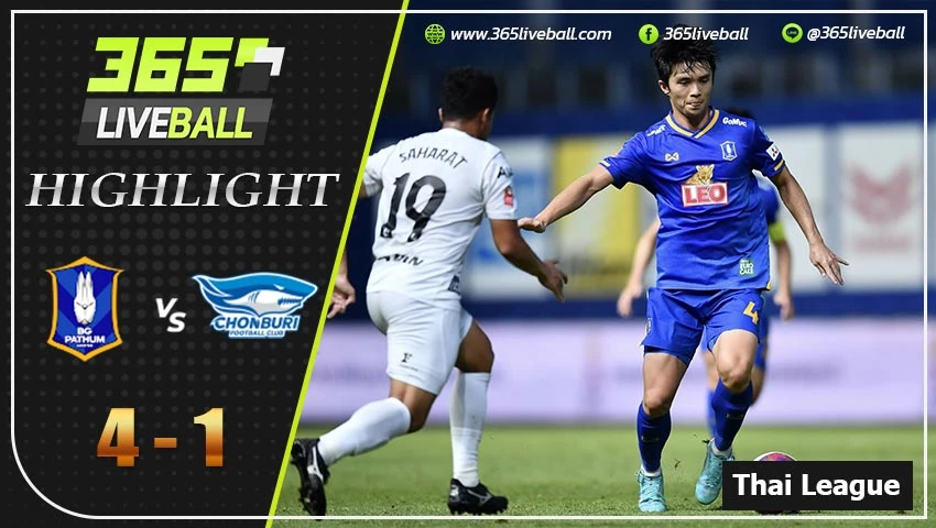 ไฮไลท์ ไทยแลนด์พรีเมียร์ลีก บีจี ปทุม ยูไนเต็ด VS ชลบุรี เอฟซี