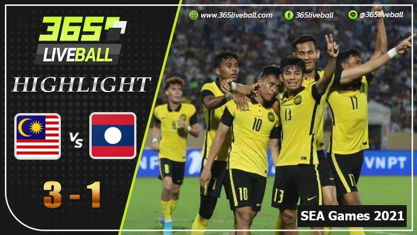 ไฮไลท์ ฟุตบอลชาย ซีเกมส์ 2021 มาเลเซีย VS ลาว