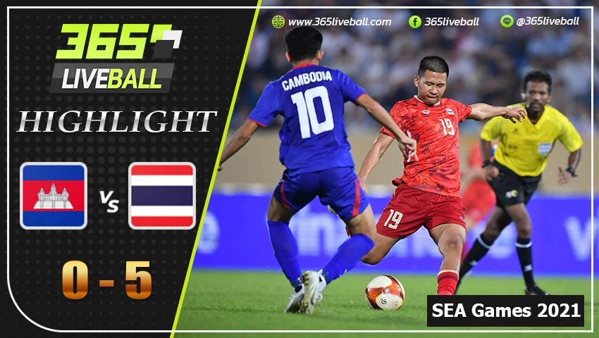 ไฮไลท์ ฟุตบอลชาย ซีเกมส์ 2021 กัมพูชา VS ทีมชาติไทย