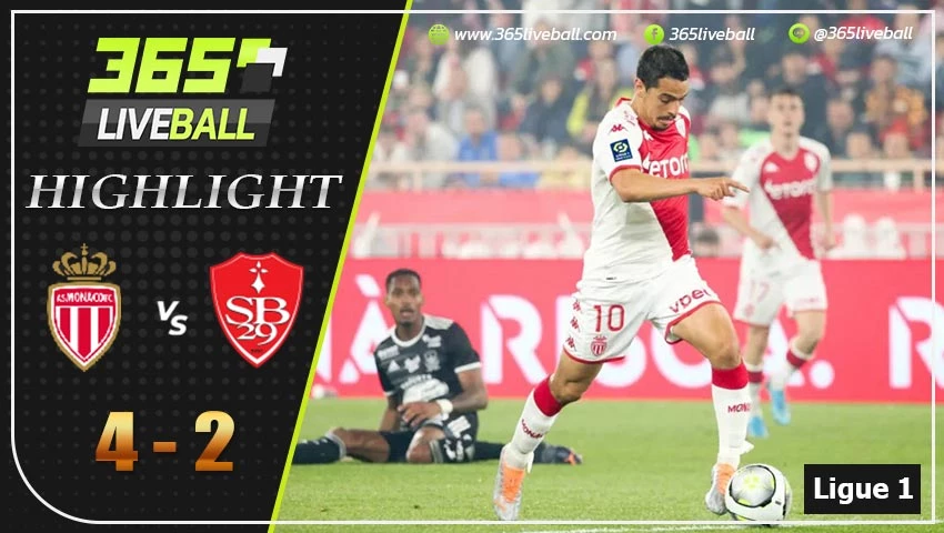 ไฮไลท์ ลีกเอิง ฝรั่งเศส โมนาโก VS แบรสต์