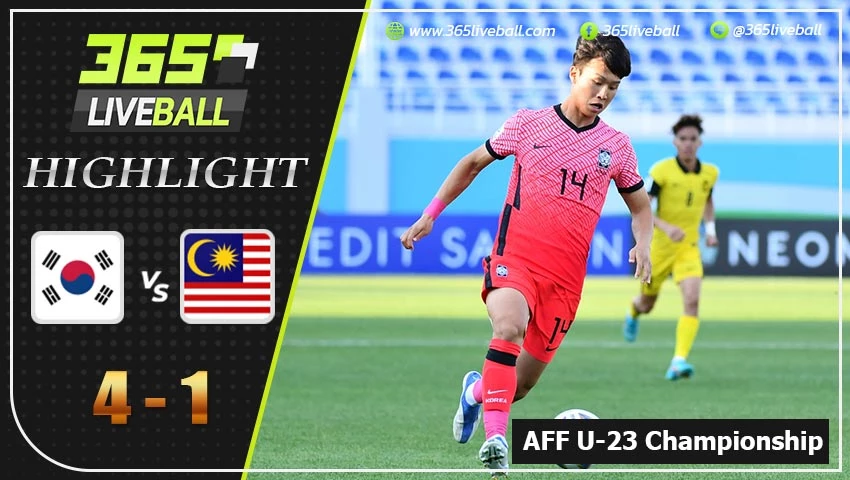 ไฮไลท์ เอเอฟซี ยู-23 แชมป์เปิยนชิพ เกาหลีใต้(U23) VS มาเลเซีย(U23)