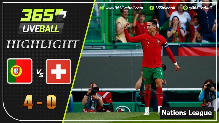 ไฮไลท์ ยูฟ่า เนชั่นส์ ลีก โปรตุเกส VS สวิตเซอร์แลนด์
