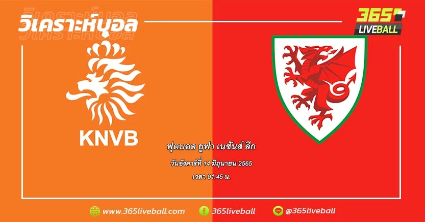 ทีมชาติเนเธอร์แลนด์ (1) vs ทีมชาติเวลส์ (4)