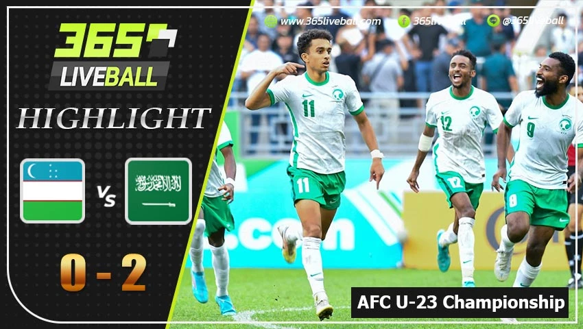ไฮไลท์ เอเอฟซี ยู-23 แชมป์เปิยนชิพ อุซเบกิสถาน VS ซาอุดีอาระเบีย