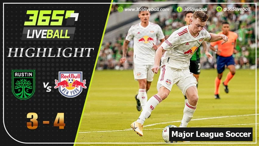 ไฮไลท์ อเมริกา เมเจอร์ลีก ออสติน เอฟซี VS นิวยอร์ก เร้ด บูลล์