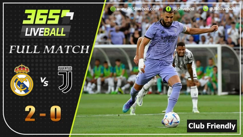 Full Match กระชับมิตรสโมสร เรอัล มาดริด VS ยูเวนตุส