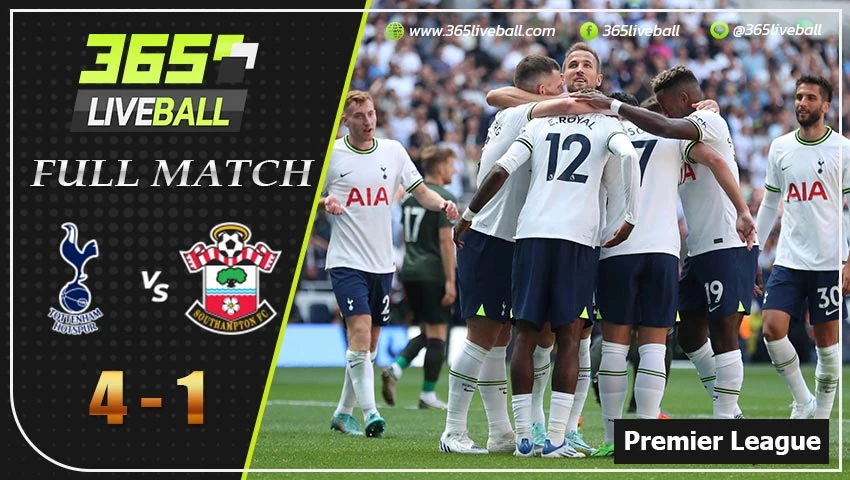Full Match พรีเมียร์ลีกอังกฤษ สเปอร์ส VS เซาแธมป์ตัน