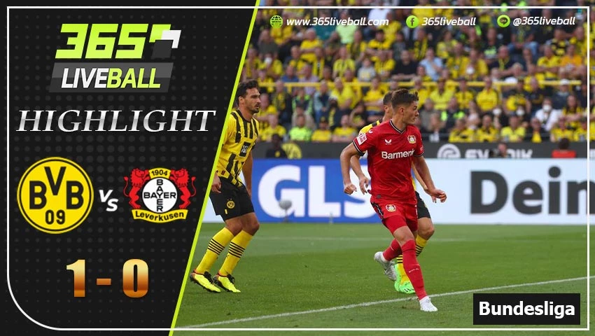 ไฮไลท์ บุนเดสลีกา เยอรมัน โบรุสเซีย ดอร์ทมุนด์ VS เลเวอร์คูเซ่น