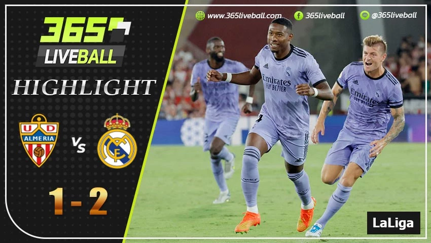 ไฮไลท์ ลาลีกา สเปน อัลเมเรีย VS เรอัล มาดริด