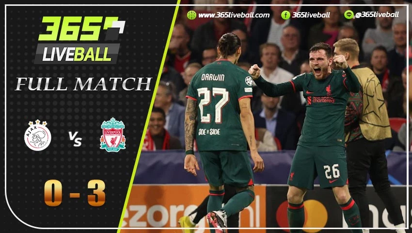 Full Match อาแจกซ์ vs ลิเวอร์พูล