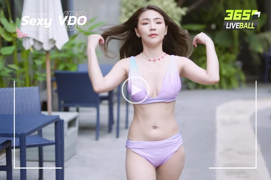 ((VDO))  น้องอีฟ นางแบบหน้าหวานมากับชุดชั้นในสีพาสเทลดูแล้วเซ็กซีสดใส