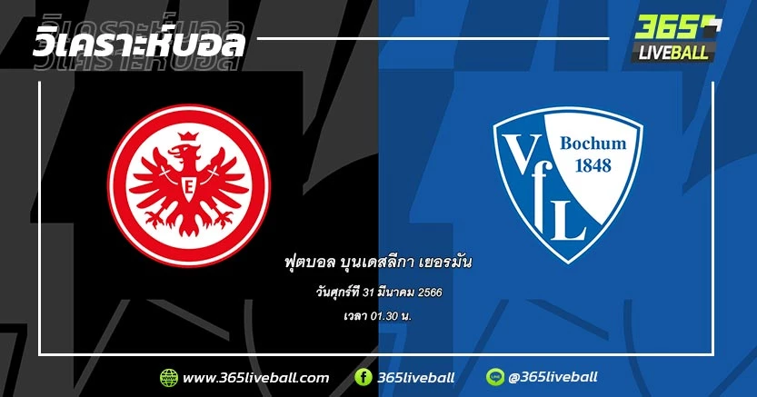 ไอน์ทรัค แฟร้งค์เฟิร์ต (6) vs โบคุ่ม (14)