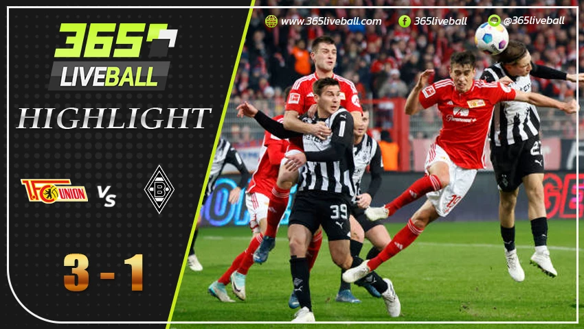 ไฮไลท์ ยูเนี่ยน เบอร์ลิน vs มึนเช่นกลัดบัค