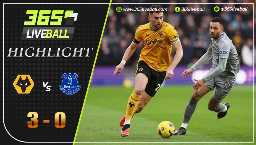 ไฮไลท์ วูล์ฟแฮมป์ตัน vs เอฟเวอร์ตัน