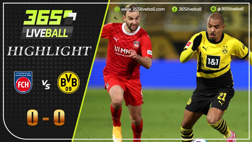 ไฮไลท์ ไฮน์เดนเฮลม์ vs โบรุสเซีย ดอร์ทมุนด์