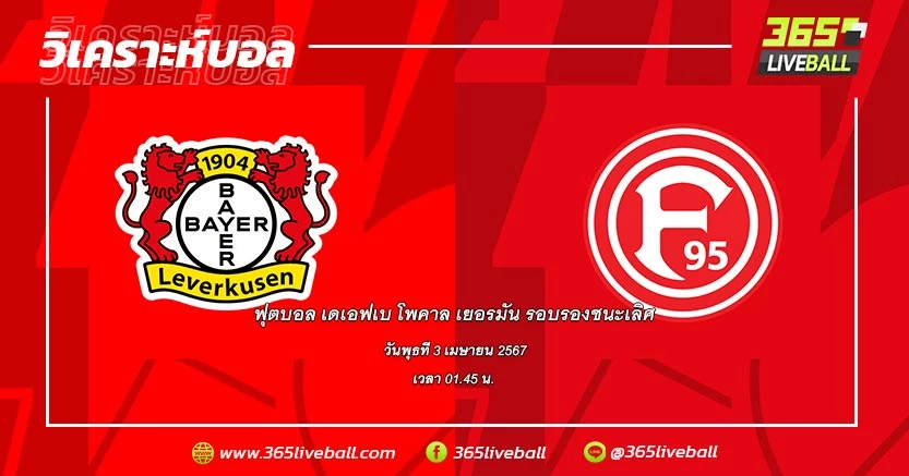 ไบเออร์ เลเวอร์คูเซ่น (BUN-1) vs ฟอร์ทูน่า ดุสเซลดอร์ฟ (2.B-3)