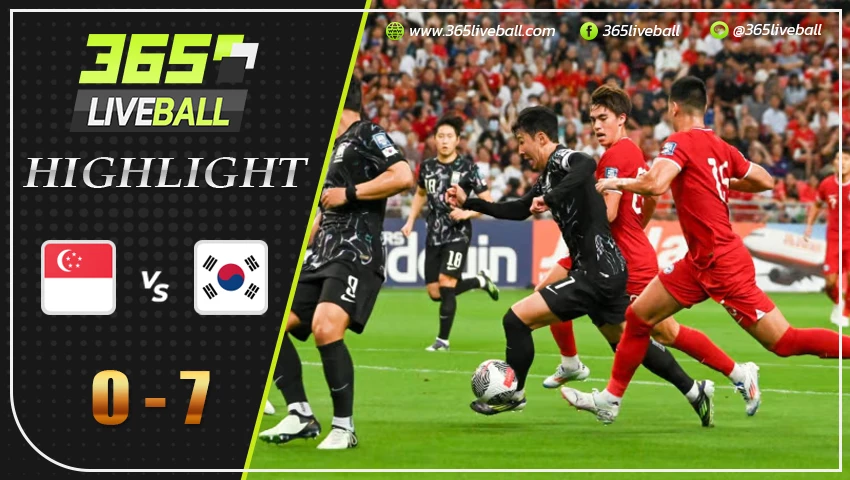 ไฮไลท์ สิงคโปร์ vs เกาหลีใต้