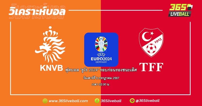 ทีมชาติเนเธอร์แลนด์ (D-3) vs ทีมชาติตุรกี (F-2)