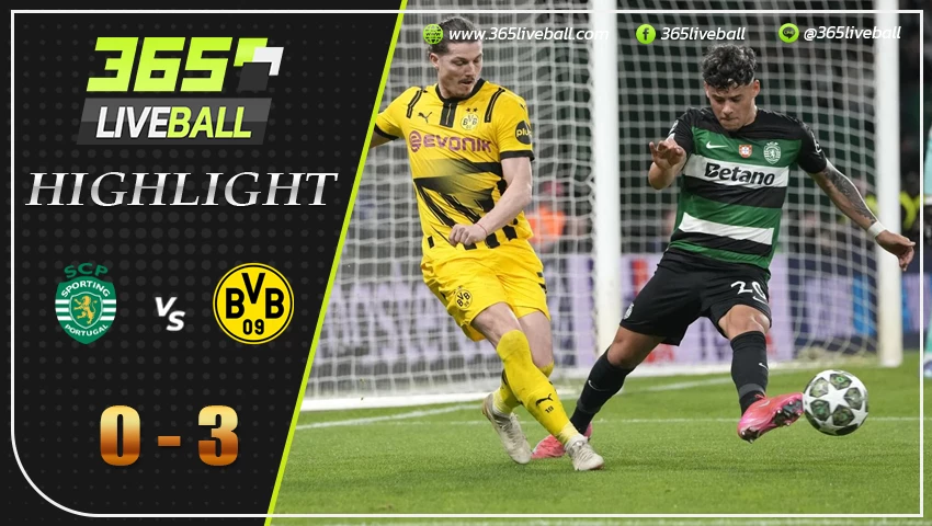 ไฮไลท์ สปอร์ติ้ง ลิสบอน vs ดอร์ทมุนด์