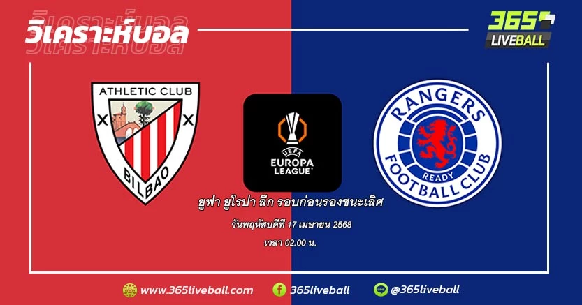 แอธเลติก บิลเบา (สเปน) vs เรนเจอร์ส เอฟซี (สกอตแลนด์)