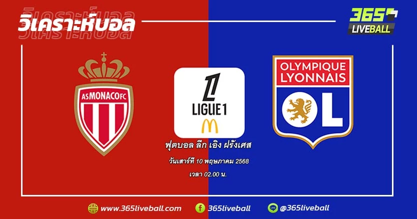 โมนาโก (3) vs โอลิมปิก ลียง (7)