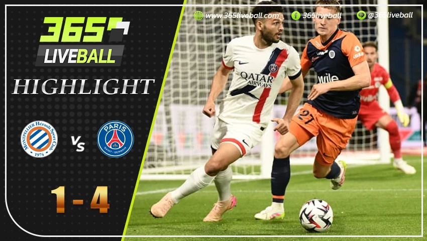 ไฮไลท์ มงต์เปลลิเย่ร์ vs ปารีส แซงต์ แชร์กแมง