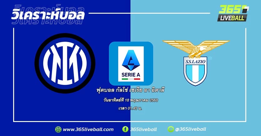 อินเตอร์ มิลาน (2) vs ลาซิโอ (5)