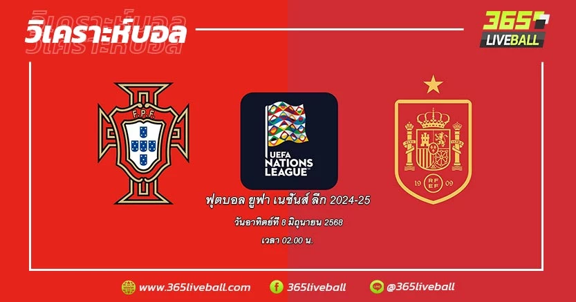 ทีมชาติโปรตุเกส (1-A1) vs ทีมชาติสเปน (1-A4)