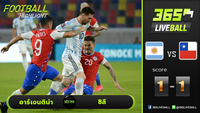 ไฮไลท์ โคปาอเมริกา อาร์เจนติน่า VS ชิลี