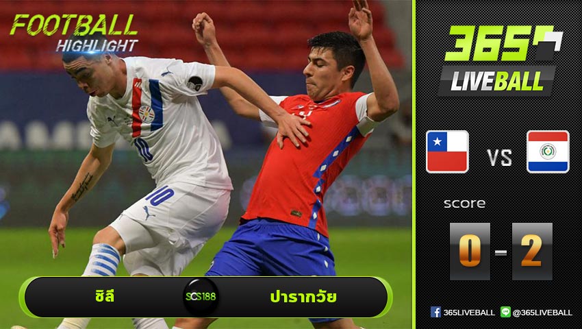 ไฮไลท์ โคปาอเมริกา ชิลี vs ปารากวัย