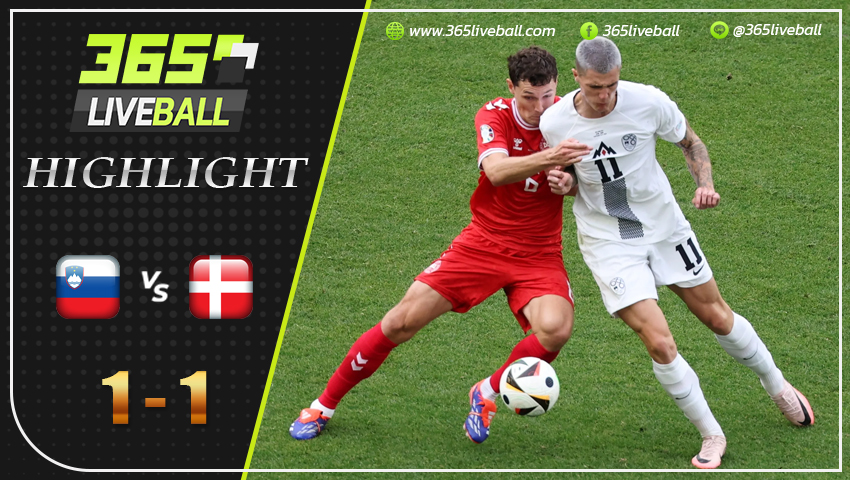 ไฮไลท์ สโลวีเนีย พบ เดนมาร์ก