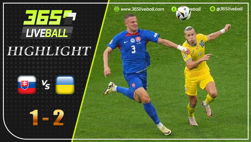 ไฮไลท์ สโลวาเกีย พบ ยูเครน